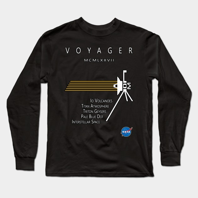 Voyager Long Sleeve T-Shirt by TrashCanTees